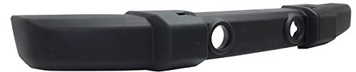 Garage-Pro Bumper Cover Compatible with 2007-2017 Jeep Wrangler, Fits 2018 Jeep Wrangler JK Textured, Standard Duty with Fog Light and Tow Hook Holes Front