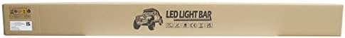 RIGIDON Straight Thin Slim Led Light Bar 32 inch 405W With 12V Wiring Harness Cable Kit, Fog Light for Car Off road Truck ATV 4x4, Flood Spot Combo Beam, Waterproof Driving Work Lamp, 6000K White
