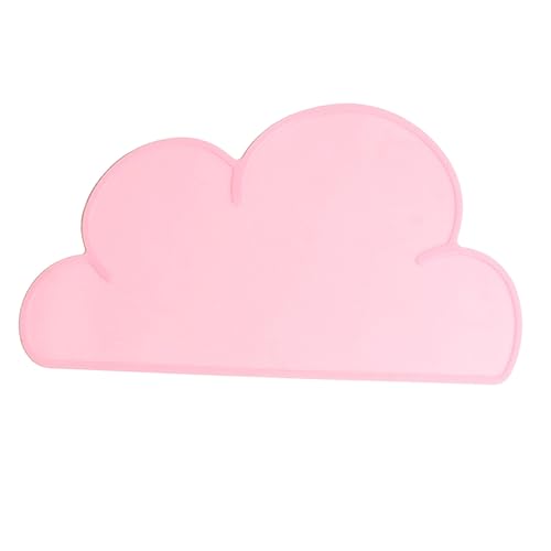 MOLUCKFU Non- and Mat Silicone Table Mat for Boys and Girls 23x43x0.3cm Washable Placemats for Boys and Girls Dishes Dinnerware Sets