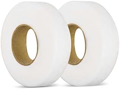 CZ Store✮✮ - Iron-On Fabric Tape |0.78-inch|70 Yard|2-Pack| White Heavy Duty Fusible Adhesive Hemming Strip to Repair Curtains, Clothes, Pants, Pillow Case, Uniform - No Sewing