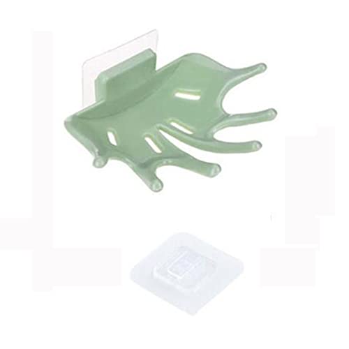 HGFQ Jabonera para Bao, jabonera Antideslizante de plstico, jabonera para Colgar en la Pared con Ventosa (Paquete de 5)