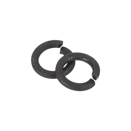 uxcell M5 Split Lock Washer, 200Pcs Carbon Steel Spring Lock Washers Metal Split Ring Washer for Screw Bolts Machinery
