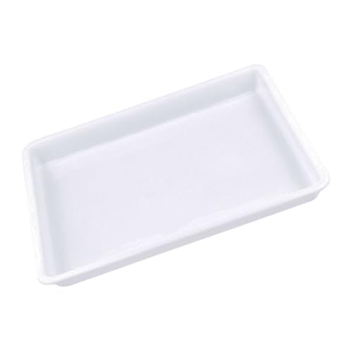 Yardwe Art Tray for Painting Stackable Plastic Tray for Organizing Supplies Easy to Clean for Watercolor Sketching and Illustration for Students and Hobbyists