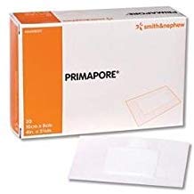 Smith & Nephew 66000317 Primapore Central IV Adhesive Dressing, Pack of 200