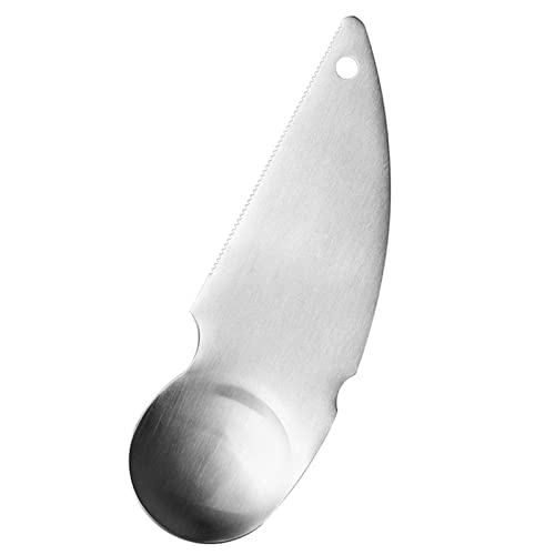 Kiwi Fruit Spoon | 304 Stainless Steel Kiwi Spoon Combo - Avocado Slicer Vegetable Kiwi Cutter Travel Camping Cookware Artiby