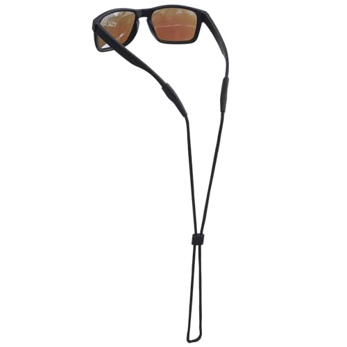 Buyisgle Eye Glasses Holder Strap - Sunglasses Straps Cords for Men Women Kids - Eyeglass Holders Around Neck - Eyewear String Lanyard Retainer - Black