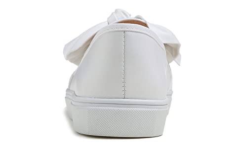 Image of FEVERSOLE Women's Casual Slip On Sneaker Fashion Bow Tie Loafer Flats