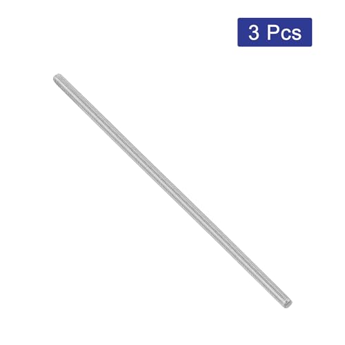 QUARKZMAN 3 Stück Gewindestangen, M5 x 170mm, 304 Edelstahl, Gewindestab mit metrischem Vollgewinde, M5-0,8 Gewindestift für Möbel- und Maschinenmontage