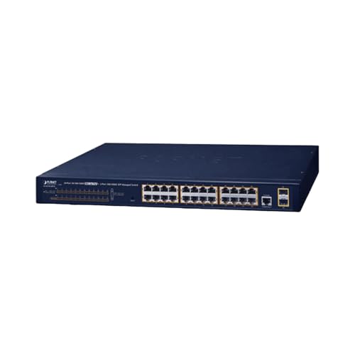 Switch Gigabit DIGITUS Planet GS-4210 rackable avec management L2 et switch Ethernet 24 ports PoE