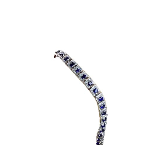 Bracelet jonc saphir naturel opale véritable argent massif S925 femmes bijoux pierre de couleur