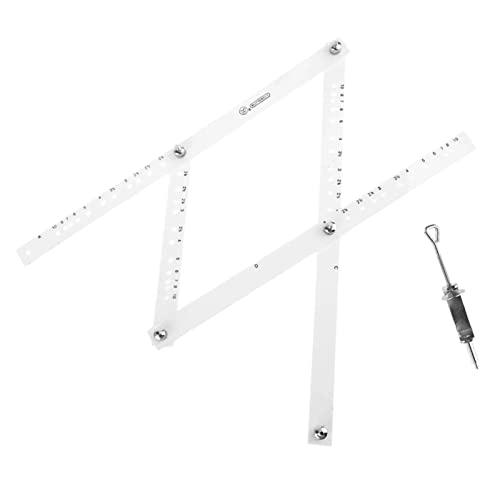 34cm Pantógrafo Herramienta de dibujo plegable duradero Regla veces Carpinteros Imágenes