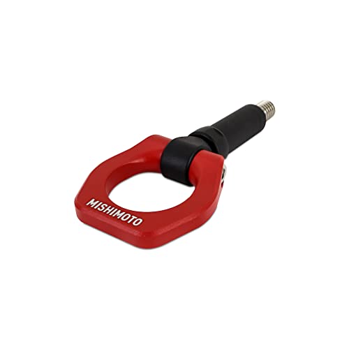 Mishimoto Racing Tow Hook, Front Compatible With BMW E36 1992-2003, Red