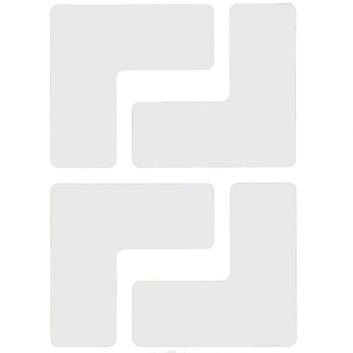 Brady TS-50.80-514-COR-WT-20 Segnalatori d'angolo, bianco, 50,80 mm x 127 mm x 127 mm