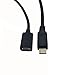 Qaoquda USB C to Micro USB Cable, USB Type C (USB-C) Female to Micro USB Male Charge Cable Adapter Converter Cord for MacBook Pro, Laptop, Android Devices(Only for Charging) (Type C F/Micro M)