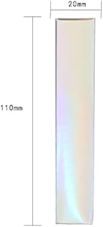 COSIDEA 50 pieces silver lip gloss box 20x20x110 mm mascara tube packaging lipgloss paper box