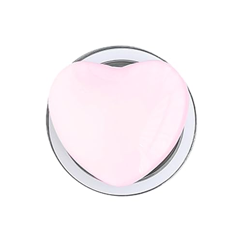EDLMKM Phone Grip with Expanding Kickstand with Heart Support Base Extendable Holders Expanding Stand Compatible with Smartphones Mobiles Pink