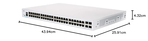 Image of Cisco Business CBS250-48T-4G Smart Switch | 48 Port GE | 4x1G SFP | Limited Lifetime Protection (CBS250-48T-4G-NA)