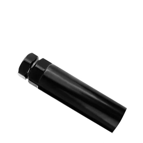 Zosgrew 7 Spline Lug Nut Socket Key, Steel Spline Socket Set, Lug Nut Removal Tool, Wheel Locks Removal Kit for 19 mm (3/4 Inch) & 21 mm (13/16 Inch) Hex Socket Wrench (Black)