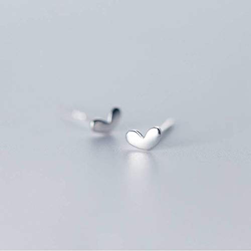 Boucles d'oreilles S925 cœur femme pour un style littéraire au quotidien - 5