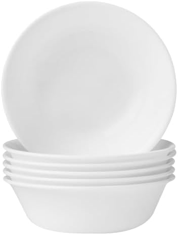 Corelle Vitrelle 6-Piece Soup/Cereal Bowl Set Triple Layer Glass ...