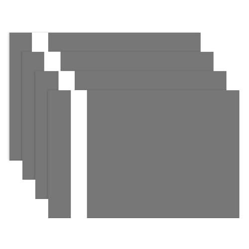 Plaque de gravure laser ABS gris blanc 4 pièces PATIKIL 30x20cm