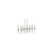 Kuzco CH9642-PN Turin - Chandelier Machine Bubbled-Infused Acrylic