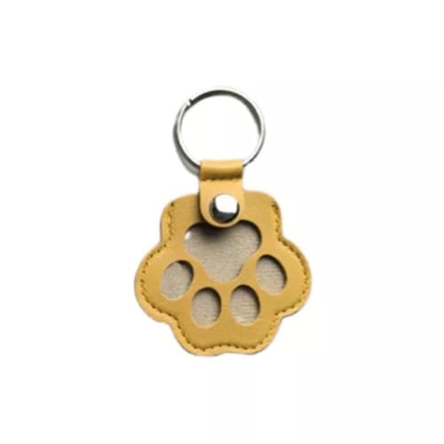 Tarjetero Colgante con Forma de Huella de Perro, Caja de Recuerdo para Pelo de Mascota
