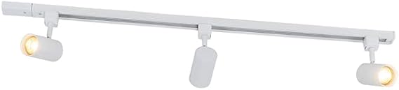 Qazqa jeana - Système sur rail spot luminaire plafond, plafonnier ...