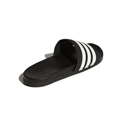Image of adidas Unisex, Adilette Comfort Slides, Black /White /Black 5, 8, Medium