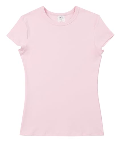 T-shirt femme blanc Y2K streetwear décontracté en coton doux taille S