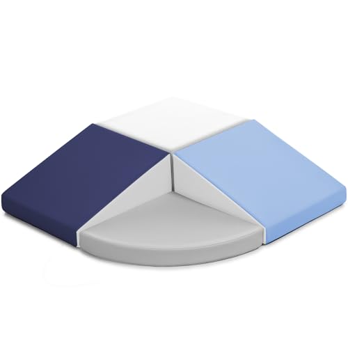 Image of Sumbababy Climbing Foam Blocks for Toddlers: PU Leather Foam Blocks for Kids Active Play - Toddler Climbing Toys Indoor - Durable Playground Gym Preschool Toddler Toys for Boys and Girls