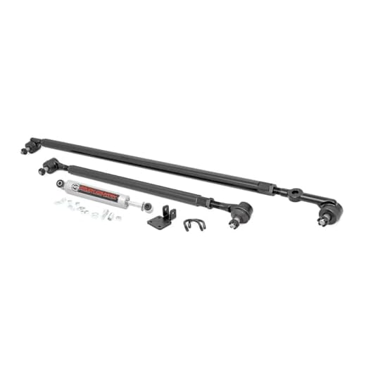 Rough Country HD Steering Kit w/Stabilizer for Jeep (TJ,XJ,ZJ,MJ) - 10613