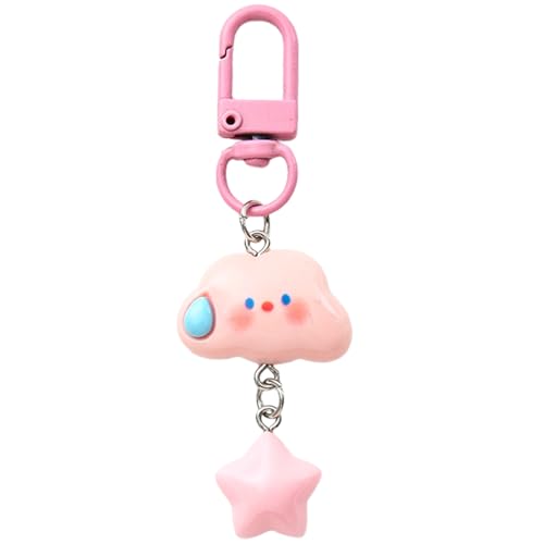 apcans Playful Cloud Keychain for a Whimsical Twist Soft and Rings Ornament Hilarious Cloud Chain Accessories