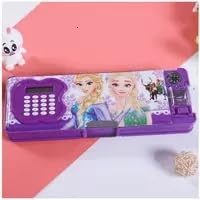 Magnetic School Box Pencil Box For Girls & Boys, School Stationery Items, With Calculator, Themed Pencil Case, Best Gifts For Kids (Pack Of 1) (Random Themed) (Plastic, Multicolor) (B0CTTW9MSC) Amazon Price History, Amazon Price Tracker