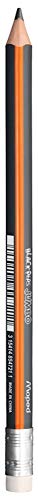 Lápiz Maped Black Peps Jumbo HB con borrador miniatura 2