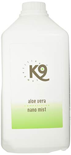K9 Competition Aloe Vera Nano Mist (2,7 l) - EIN Leave-In Conditioner mit Einer schnellen antistatischen Wirkung, Macht das Fell besonders leicht zu bĂĽrsten und verleiht fantastisches Volumen