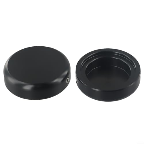 Gettimore Cache-écrou de tige de fourche supérieure noir – Breakout, pour modèles Dyna et Softail (FXSB, FXDL, FLS)