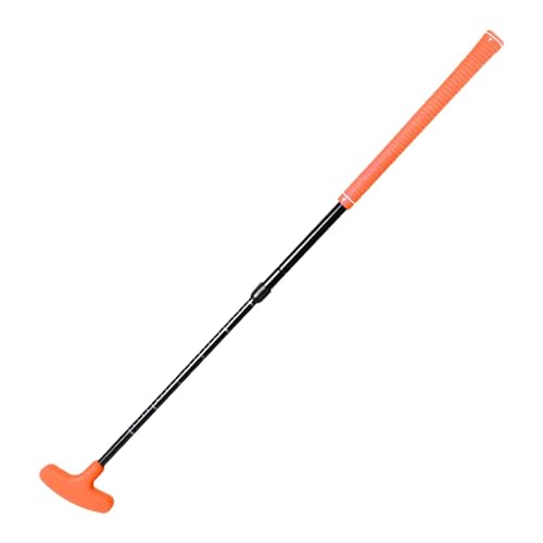 Ronyme Putter de Golf Mini Putter de Golf retráctil, Equipo de Golf liviano, Club de Putting de Golf, Putter de Golf bidireccional para Patio de Fondo, Naranja