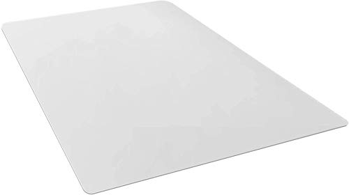 Office Chair Mat for Hardwood Floor by Somolux Computer Desk Swivel Chair PVC Plastic Mat Clear Oversized and Rolling Delivery, Protect Hard Flooring in Home and Office 48 x 36 inches Rectangle