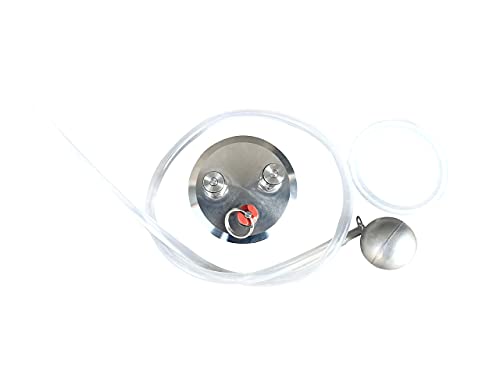 Semfeil Brew 3 Inch Tri Clamp 91Mm Od Ball Lock Convert Lid With Gas Post Beer Post Prv 80Cm Silicone Hose Conical Fermenters Pressurized Transfers Fermentasaurus Homebrew Kegging Equipment thumb #1