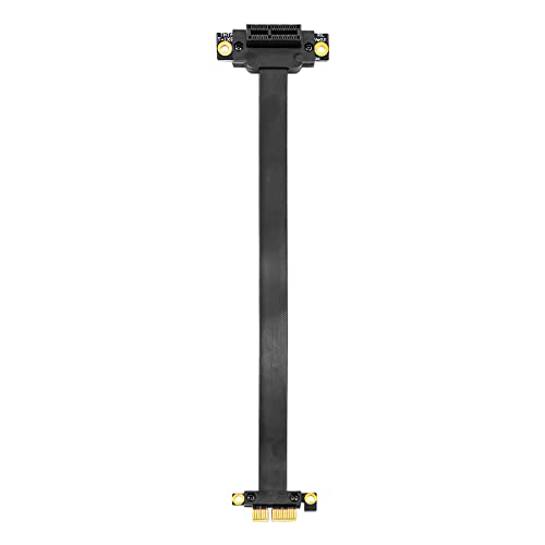 Ya en mundofriki.es: ANCLLO Pcie Cable de extensión 90 ° Pcie Riser PCI-Express 3.0 1 x para adaptador de tarjeta gráfica Cable de extensión -20 cm