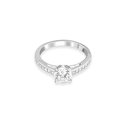 Swarovski Attract Ring with White Crystals Cover