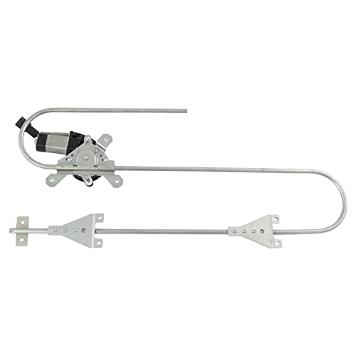 Image of TRQ Front Driver Side Power Window Motor and Regulator Assembly Power One Touch Compatible with 06-15 Kenworth T800 with Daylight Doors 06-19 W900 Daylight Doors 14-18 T680