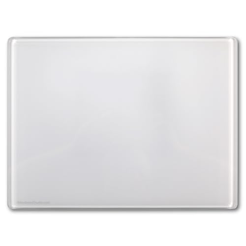 Glassboard Studio Tempered Glass Paint Palette 9x12 White