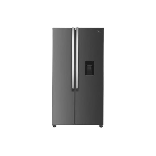 Continental Edison Réfrigérateur américain CERA532NFIXD - 2 portes - 529L - L90 cm xH177 cm - Inox