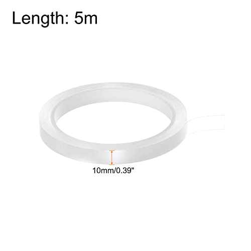 Image of HARFINGTON 2pcs Caulk Strip Tape Clear 0.4 inch x16Ft Waterproof Sealing Tape with Sealing Tool for Kitchen Cooktop Sink Bathtub Shower Toilet