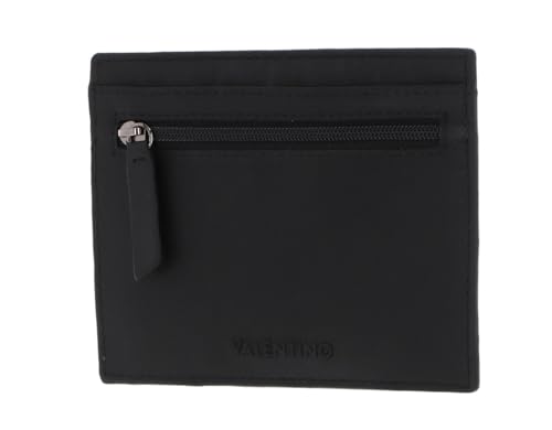 Valentino 6H2-HUMMUS portefeuille de voyage noir pour homme avec finitions soignées