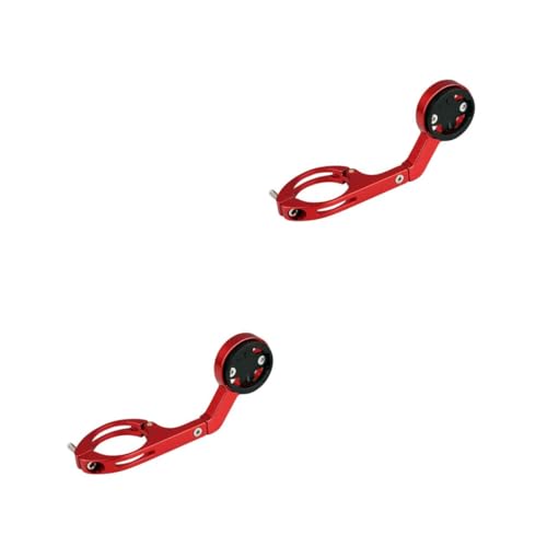 Support de cyclisme rouge pour compteur de vitesse évitant les vibrations sur route