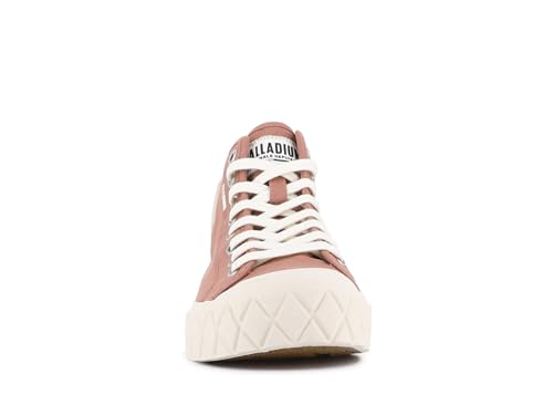 Image of Palladium Unisex Palla Ace Mid Organic Canvas Lace Up Sneaker