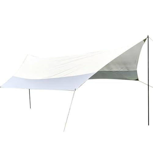Abri de camping couverture pare-soleil robuste bâche randonnée 5,2x4,7m - 2